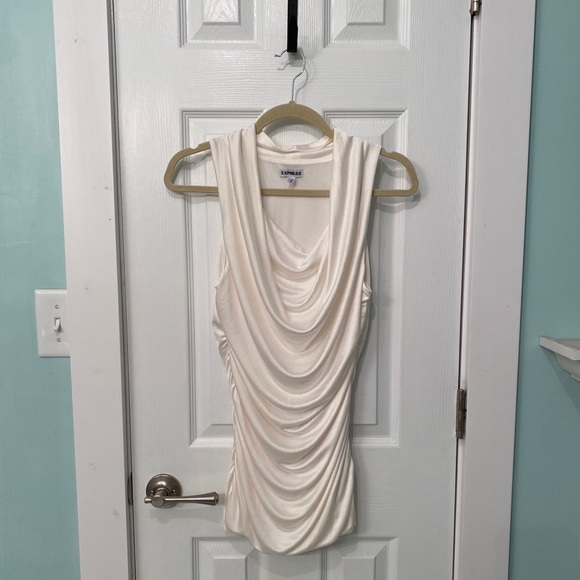 Express A Line Neck Dress Shirt - Picture 2 of 4